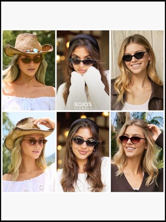 Polarized Oval Sunglasses Retro Chic Lightweight UV400 Protection main image 7
